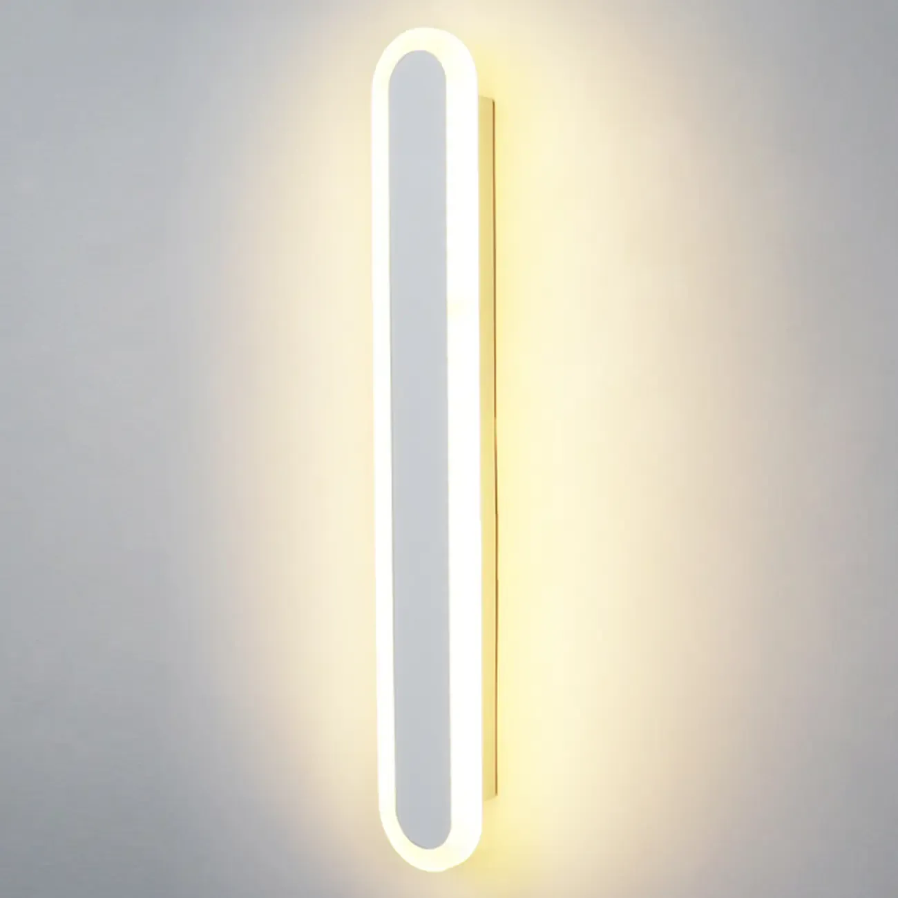 Dimmable Long Strip LED Bedroom Wall Light with Acrylic