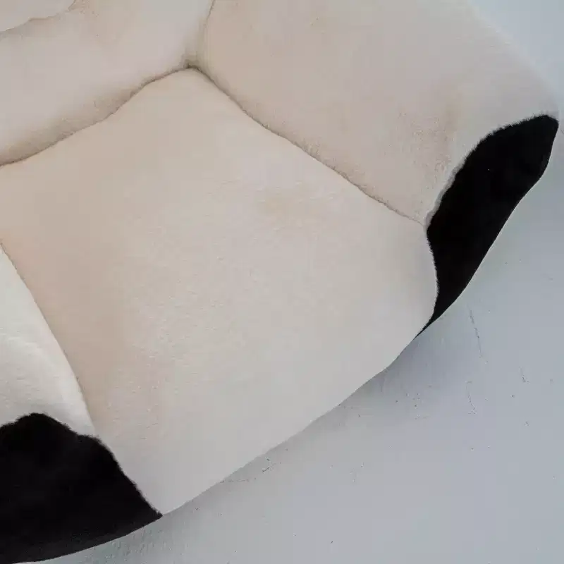 GDFStudio Gwenaelle Modern Panda-Shaped Beanbag Chair