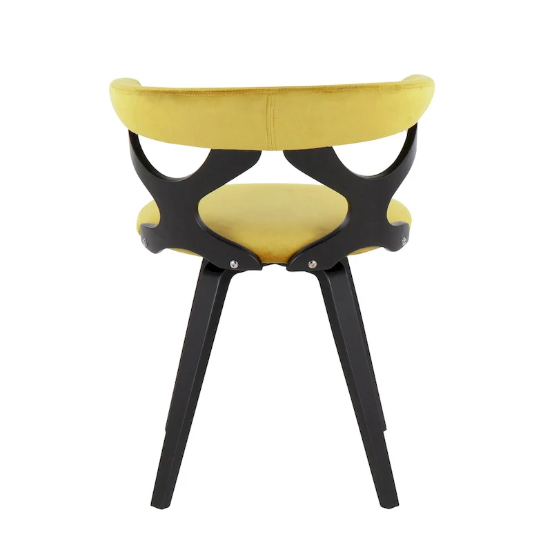 Viby Mid-century Modern Swivel Dining/ Accent Chair - N/A