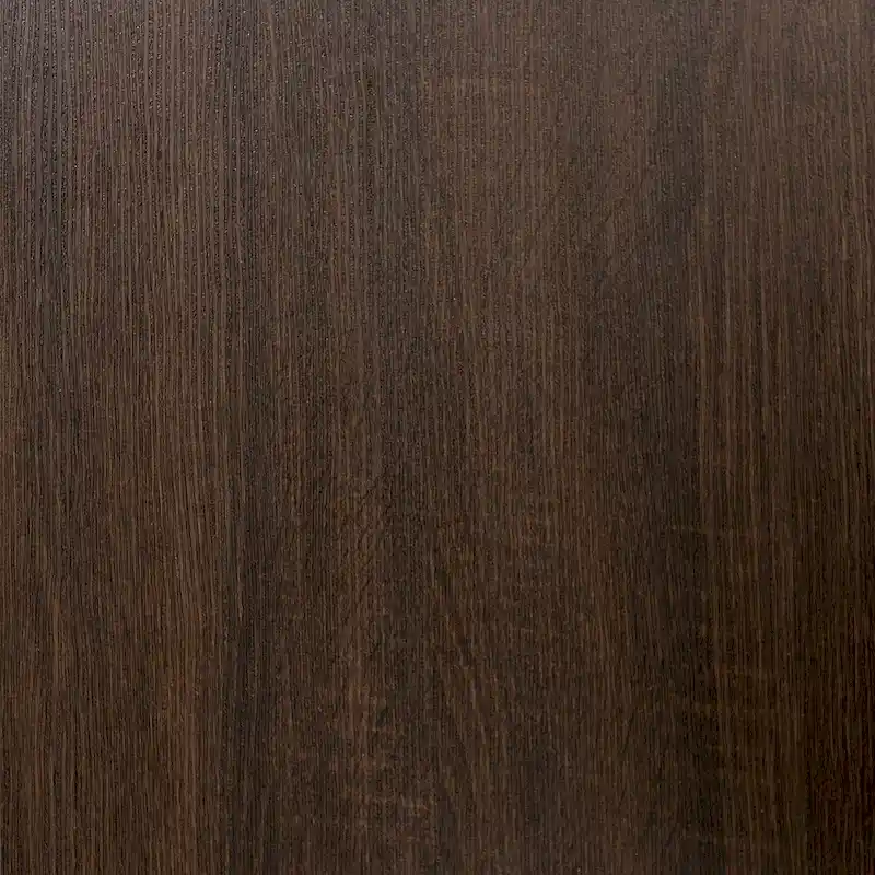 40-Inch Mission Style Coffee Table with 2 Wicker Storage Baskets, MDF Laminate, Wood Grain Design