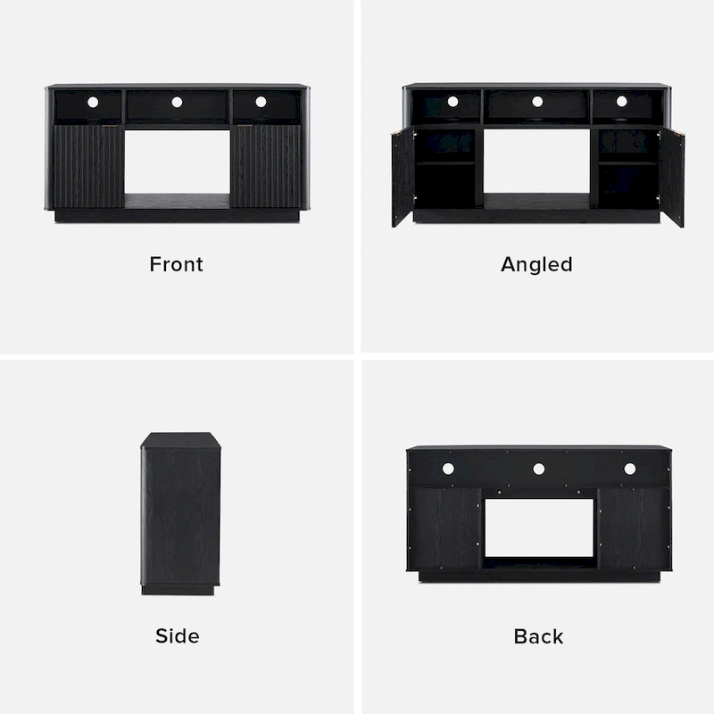 Mopio Brooklyn 59 Electric Fireplace TV Stand