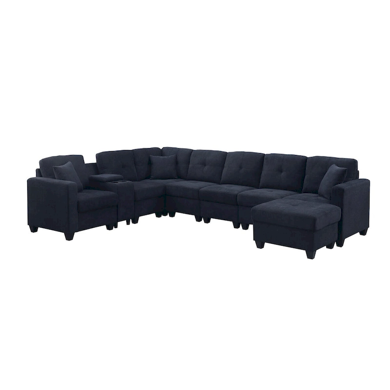 Velvet Modular Sectional Sofa