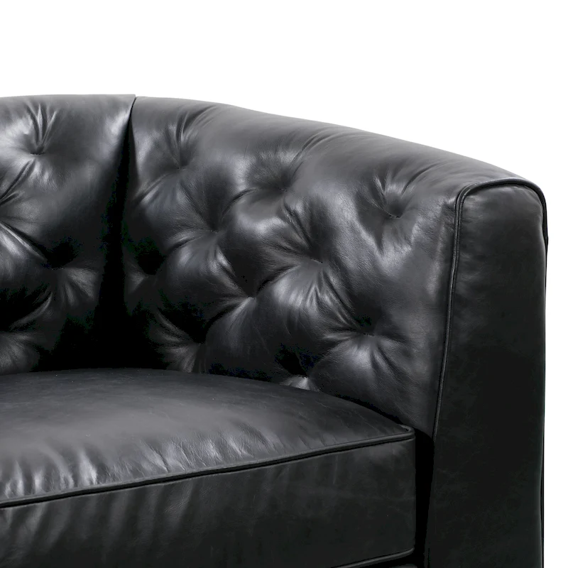 Poly & Bark Essex 89 Sofa - Full Grain Genuine Italian Leather