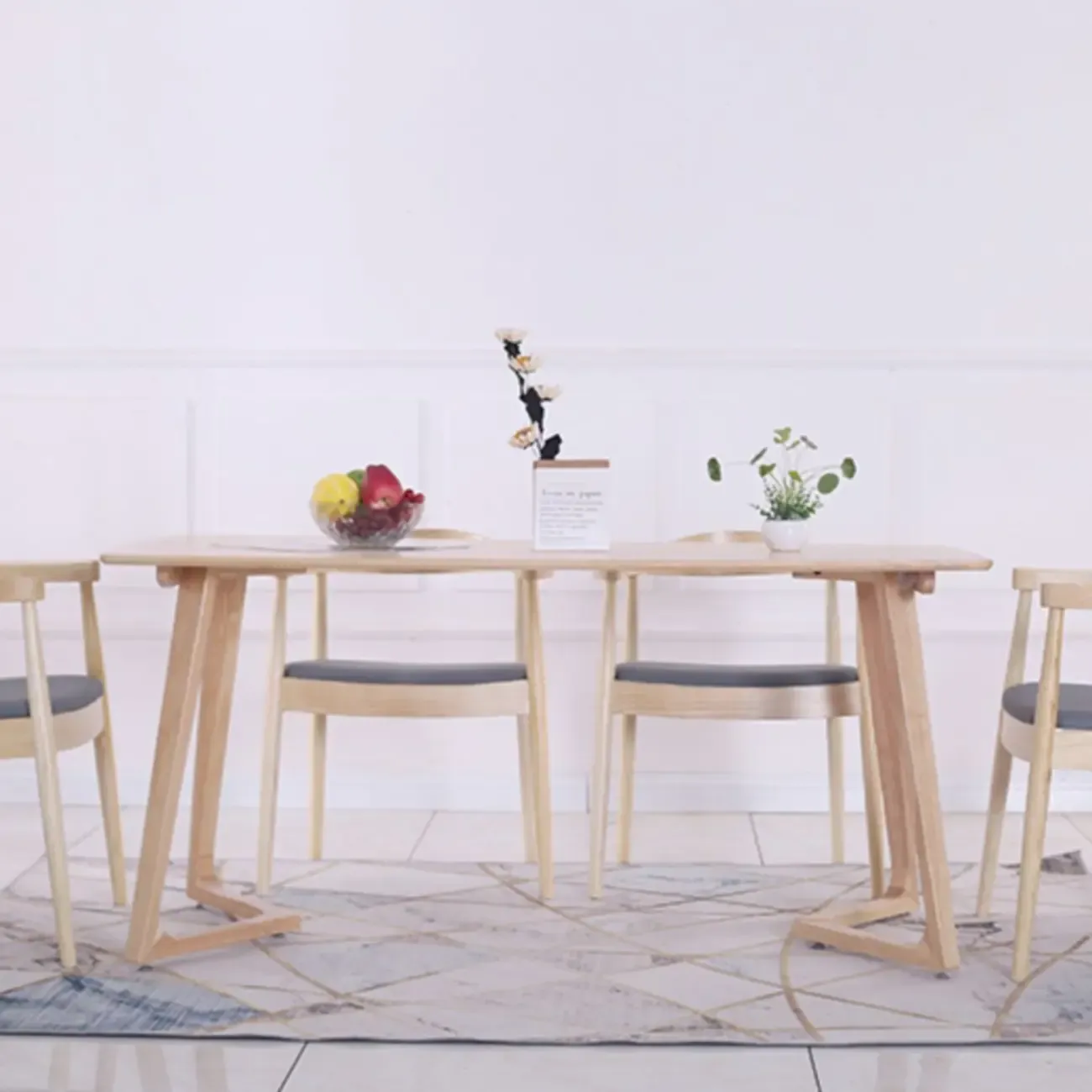 Brown Upholstered Dining Chair with Armrests