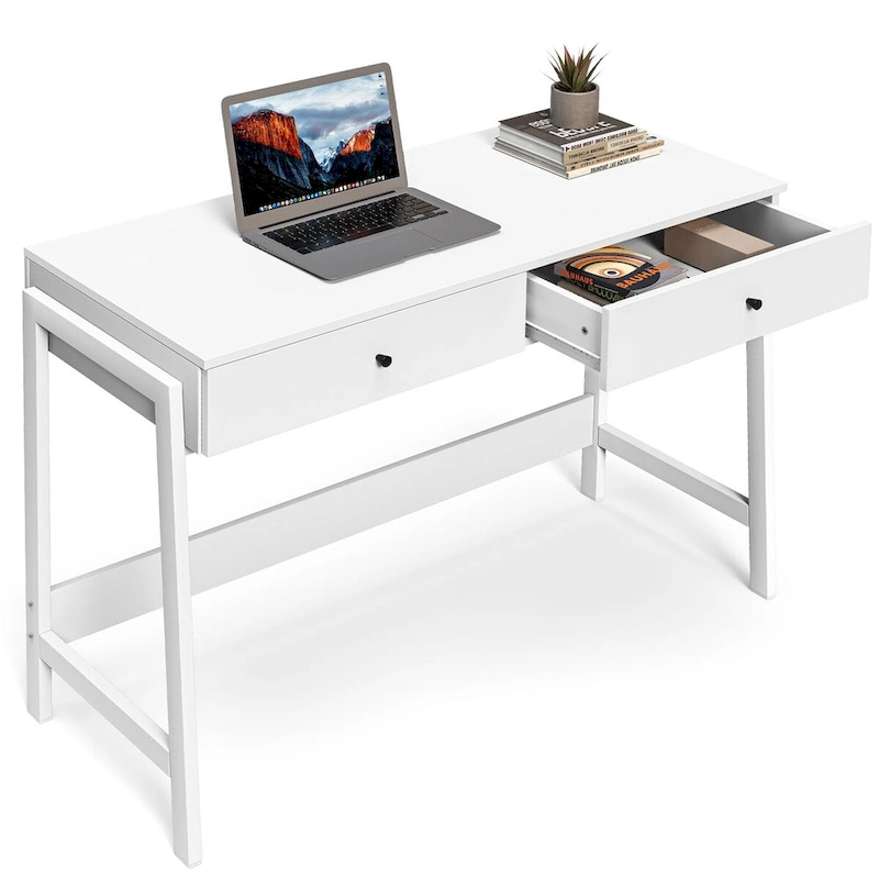 VredHom 2-drawer Computer Office Study Writing Desk