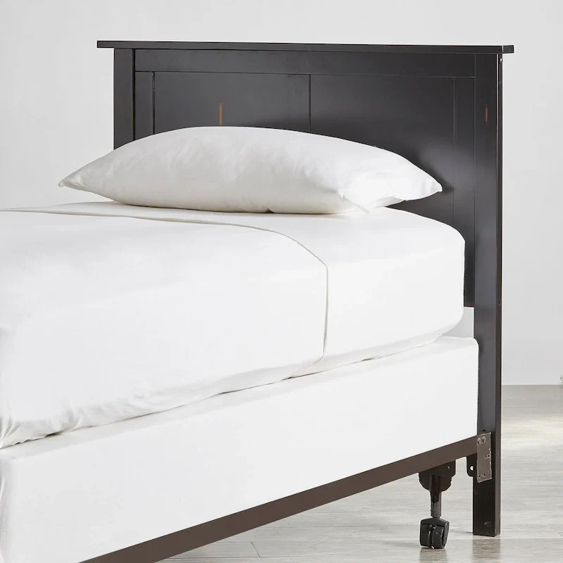 Mercer Mission Transitional Black Panel Headboard by iNSPIRE Q Classic