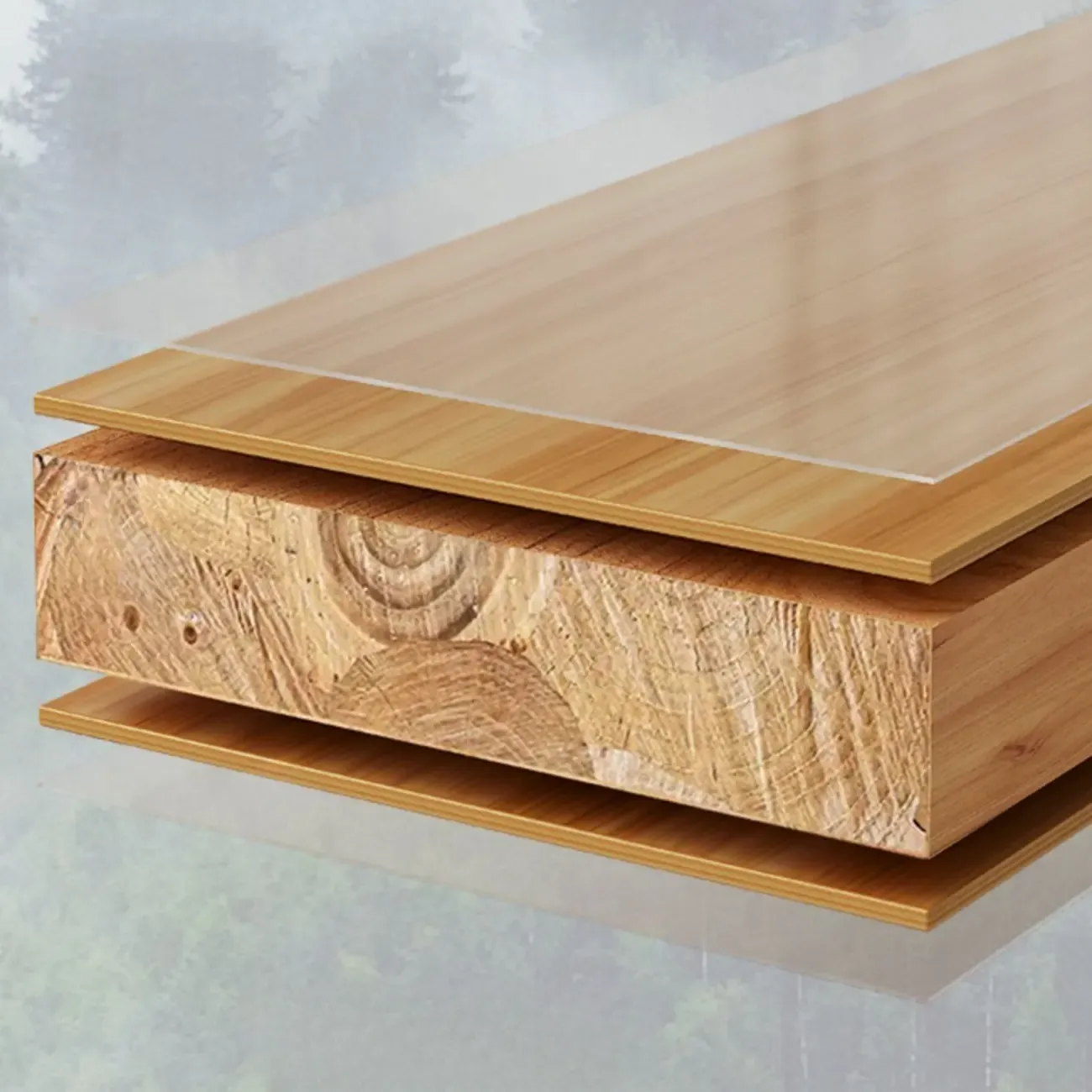 Modern White Wooden Bedside Table with Drawers