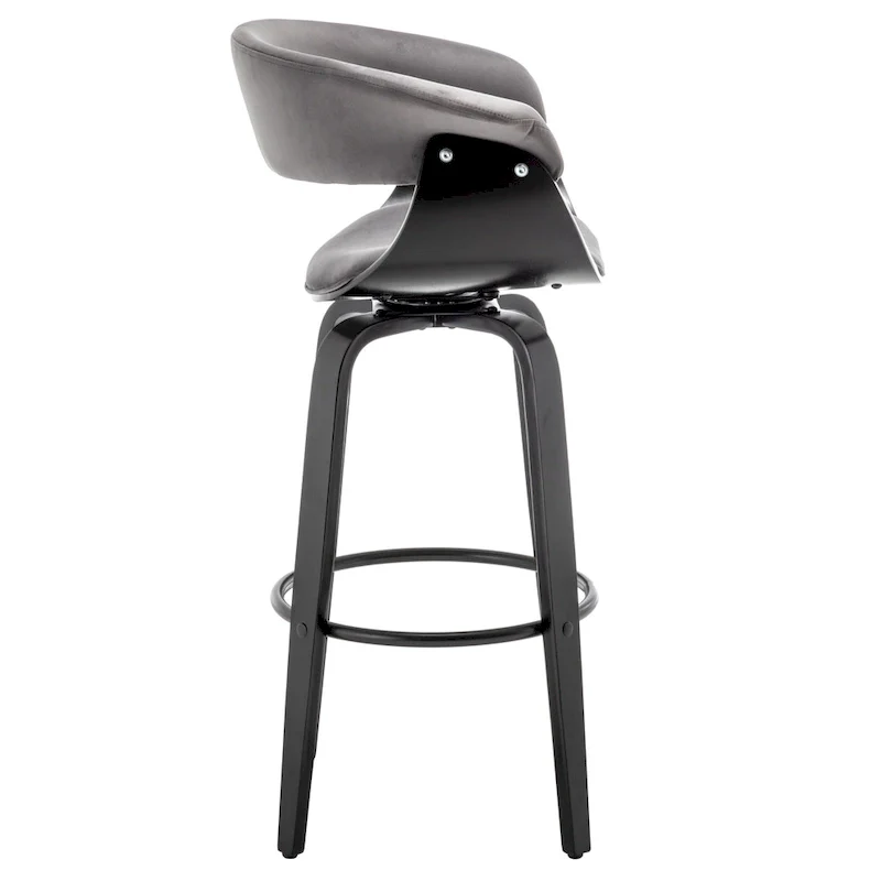 Lalit Padded Modern Bar Stool (Set of 2 Stools)