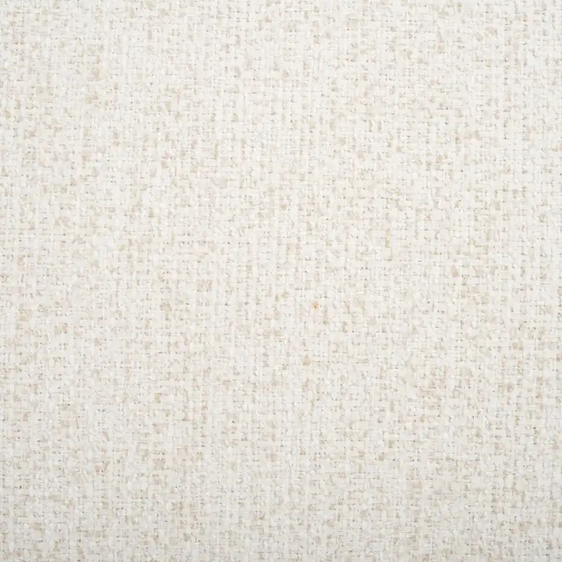 Upholstered Bench in Light Beige / Creme with Black Legs – Seats 2