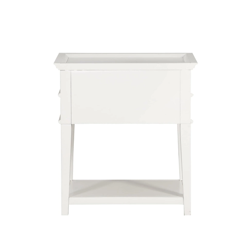 Collette 2-Drawer Tray Top Nightstand by Greyson Living