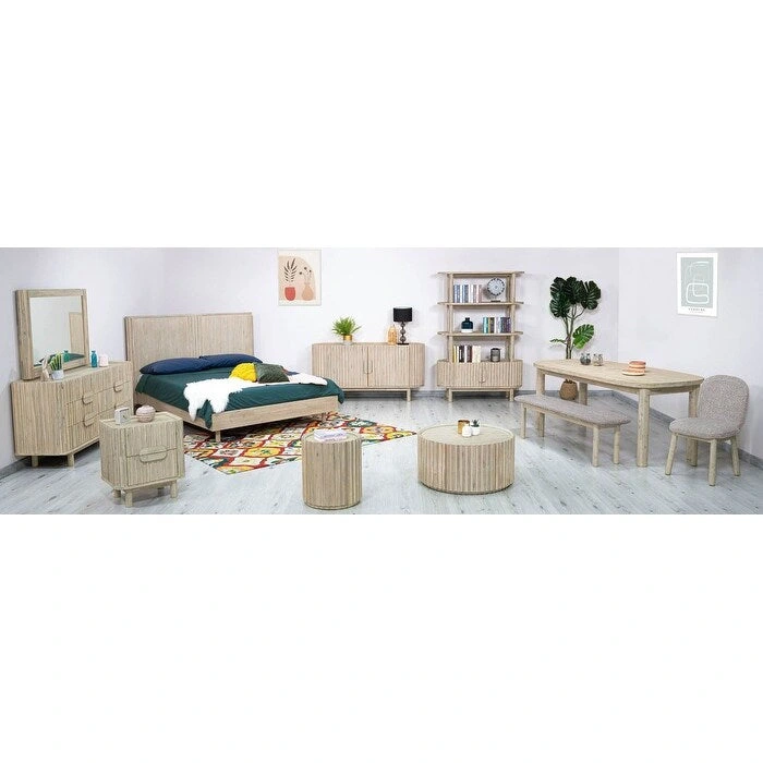 Willow Acacia Round Coffee Table