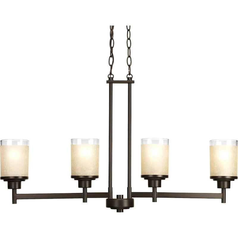 Progress Lighting Alexa 4-light Linear Chandelier - N/A
