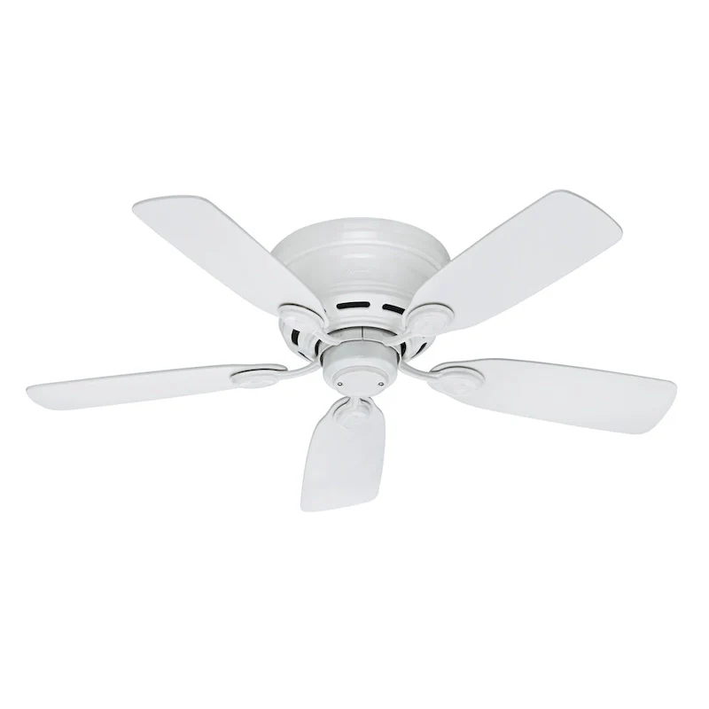 Hunter Low-profile 42-inch White 5-blade Ceiling Fan