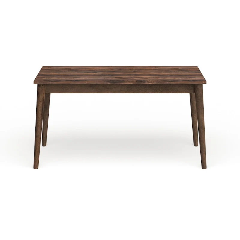 Sevo Midcentury Modern Brown 59-inch Dining Table