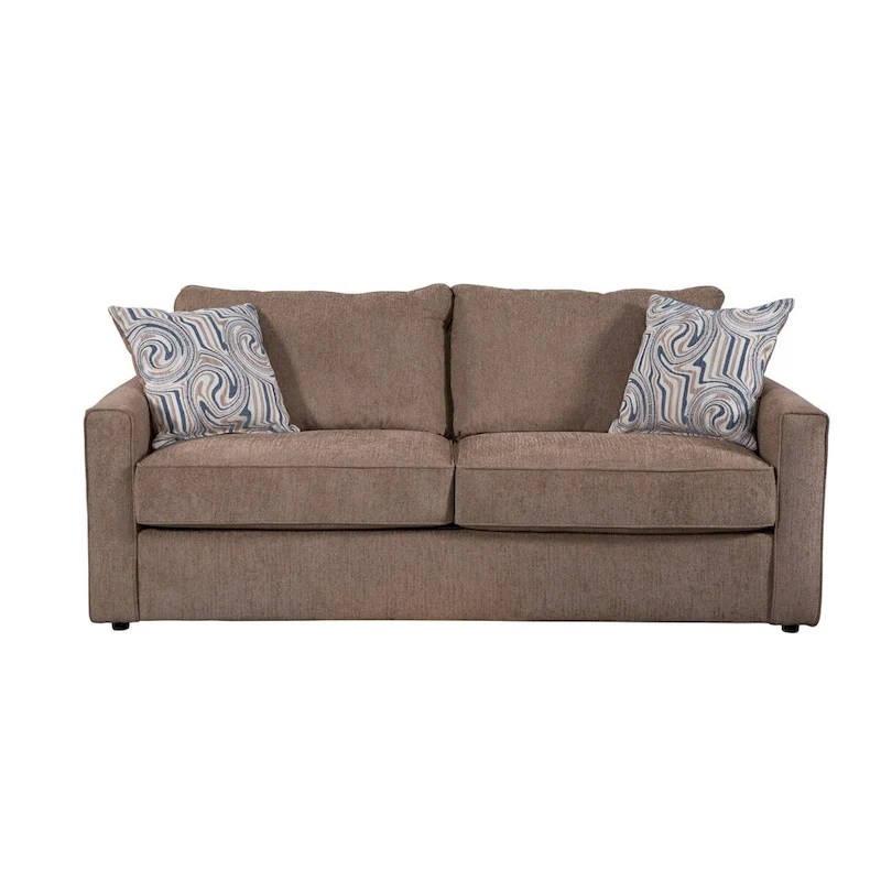 American Furniture Classics Delilah Model 8-040M-A441V2 Sleeper Sofa with 2 Throw Pillows