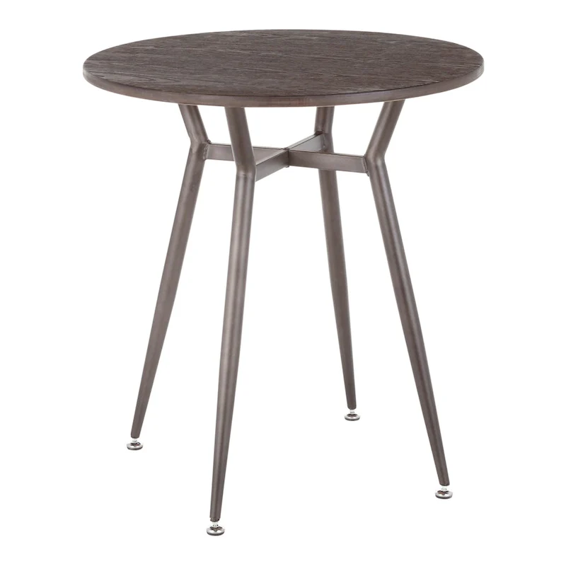 Carbon Loft Barton Industrial Round Dinette Table