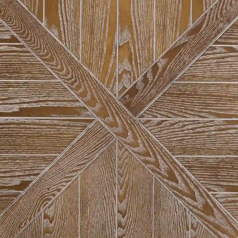 SEI Furniture Kenya Industrial Rustic Round Wood Coffee Table with Shelf