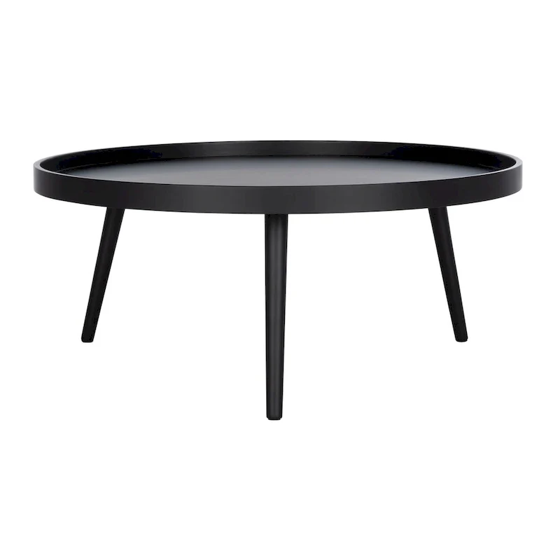 Arline Round Tray Top Coffee Table - 35.4 x 35.4 x 15 - 35Wx35Dx15H