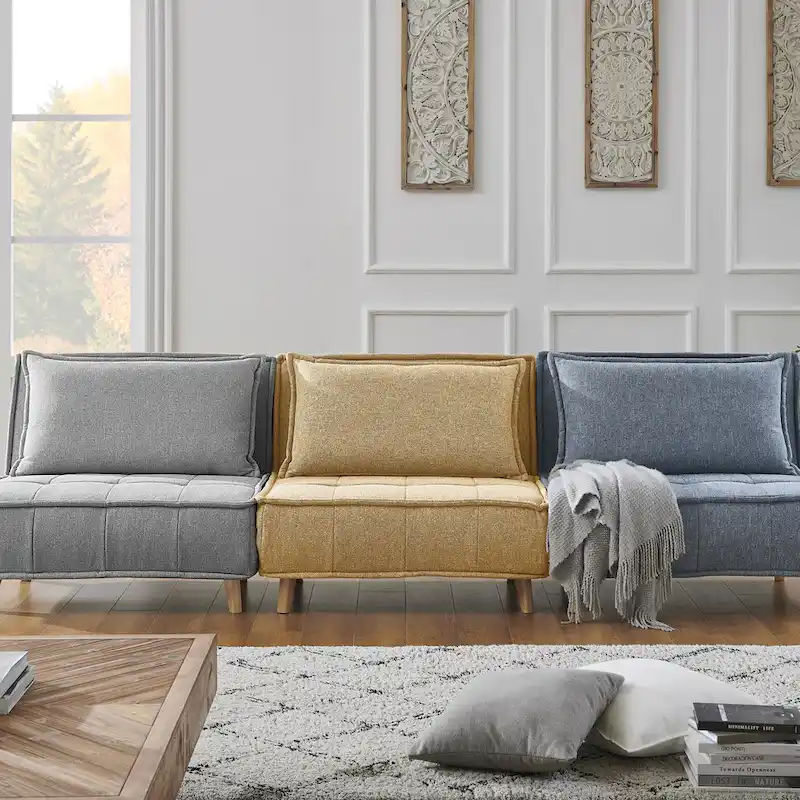 Modern Modular Convertible Sofa Chair