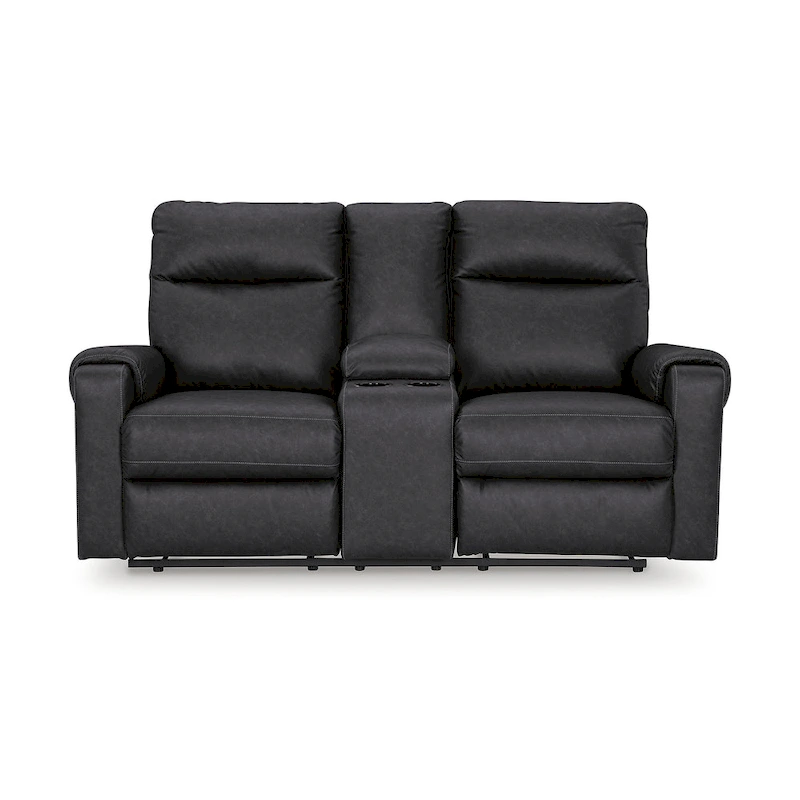 Signature Design by Ashley Barnsana Power Reclining Loveseat with Console