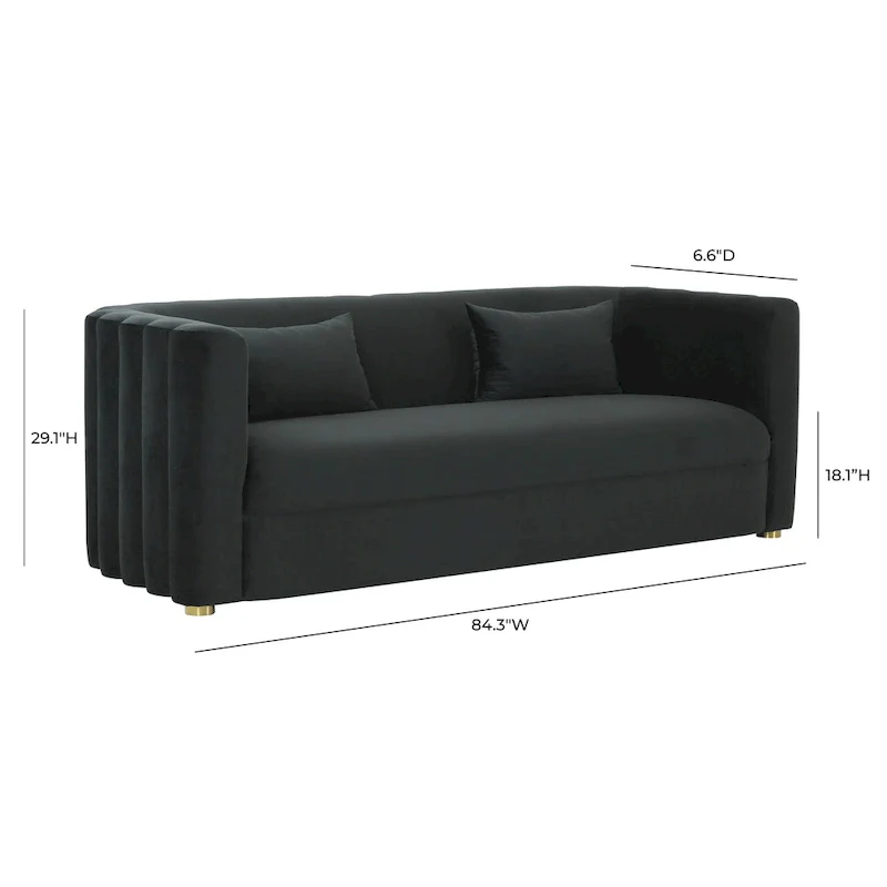 Callie Velvet Sofa