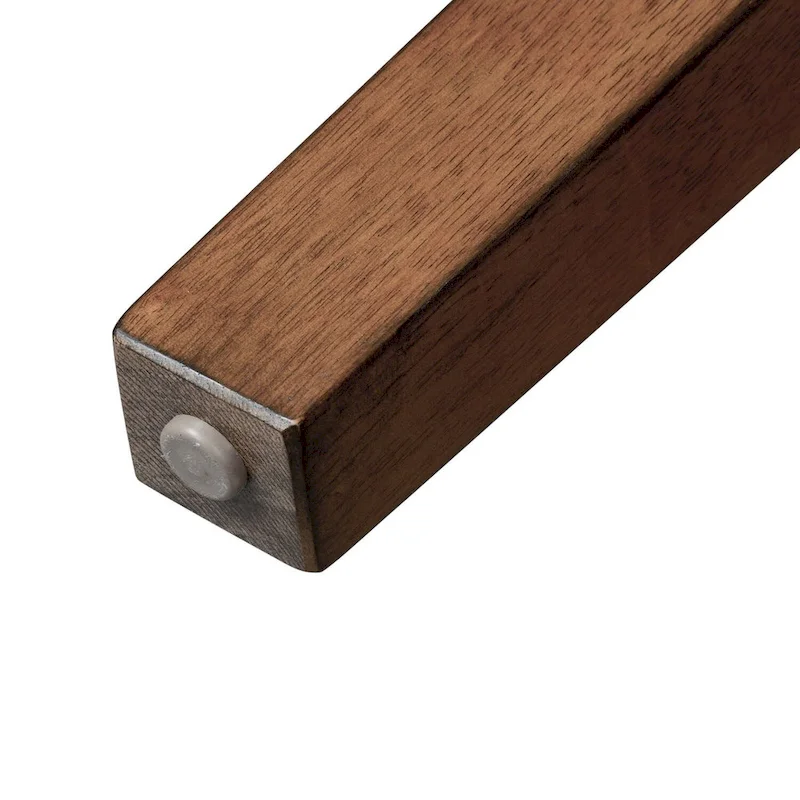 Medium Brown Rustic Oak Retractable Leg Table