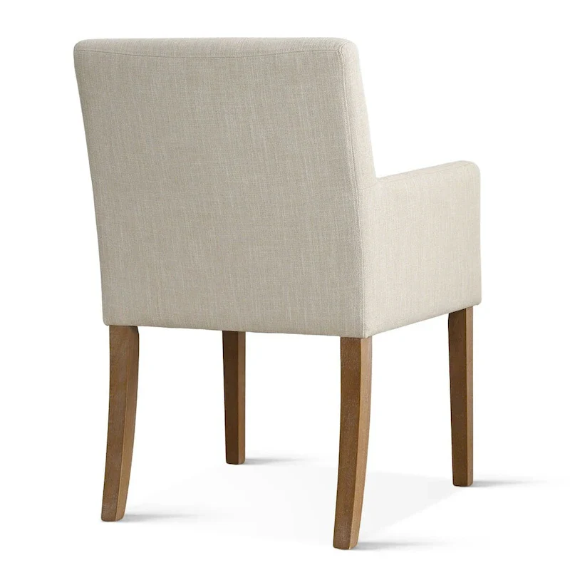 Linen Upholstered Armchair(Set of 2)