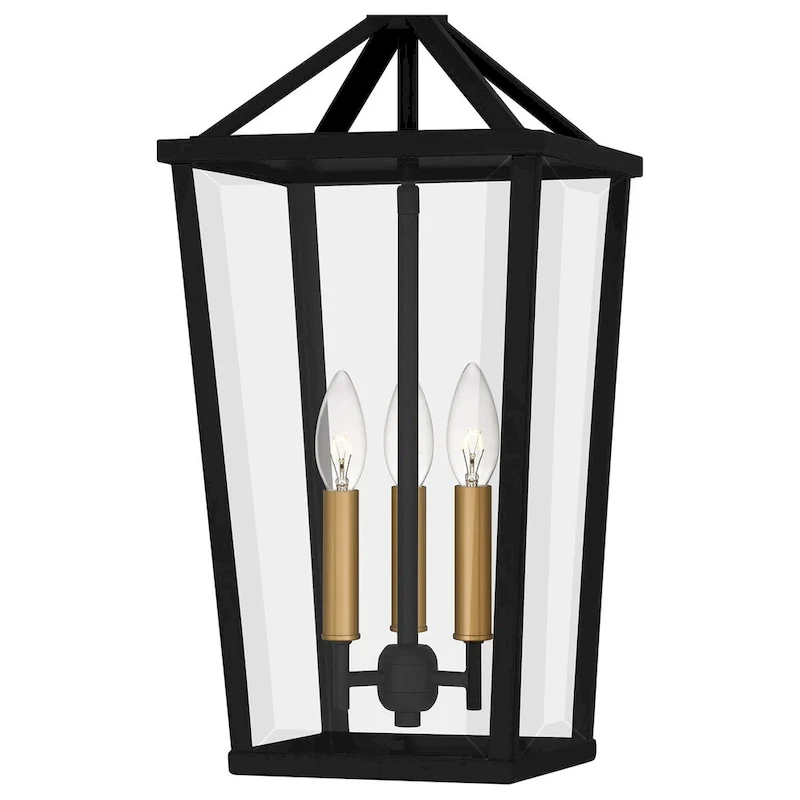 Hull 3-Light Matte Black Mini Pendant Light