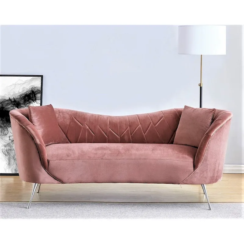 Flores Velvet Sofa