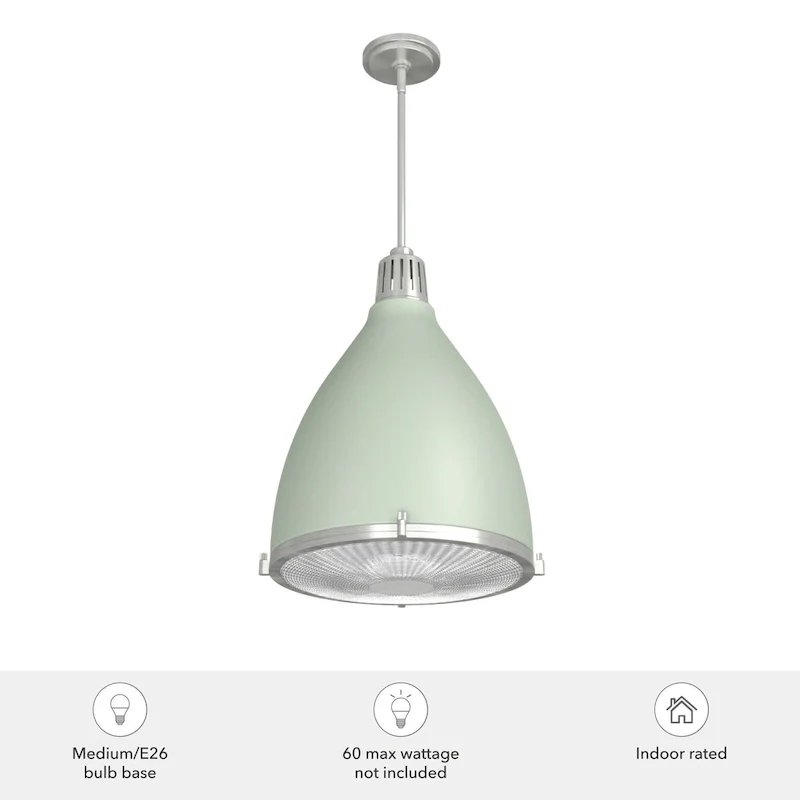 Hunter Bluff View Retro 16  3-Light Pendant - Kitchen Island, Dining Room, Entry - Mid-Century Modern, Industrial, Transitional
