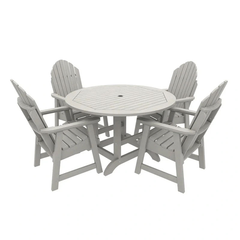 HIGHWOOD Commercial Muskoka 5-Piece Adirondack 48 Dining Set
