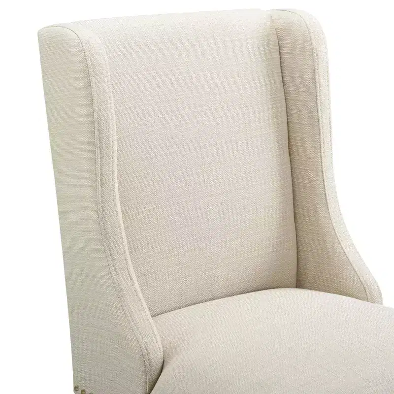 Set of 2 Baron Counter Height Barstool Upholstered Fabric - Modway