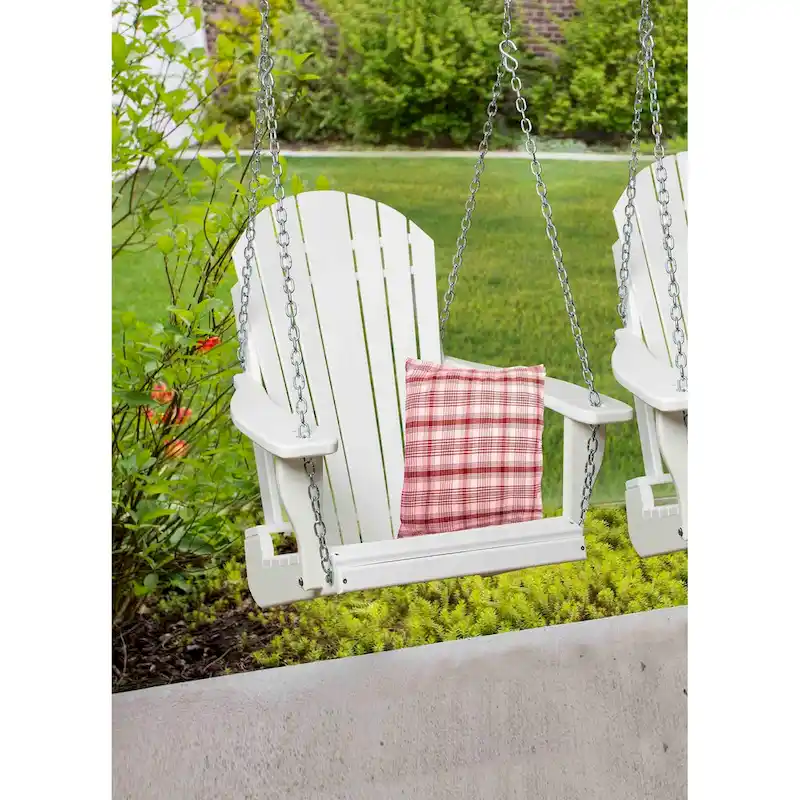 Poly Lumber Adirondack Swing Chair with Chains