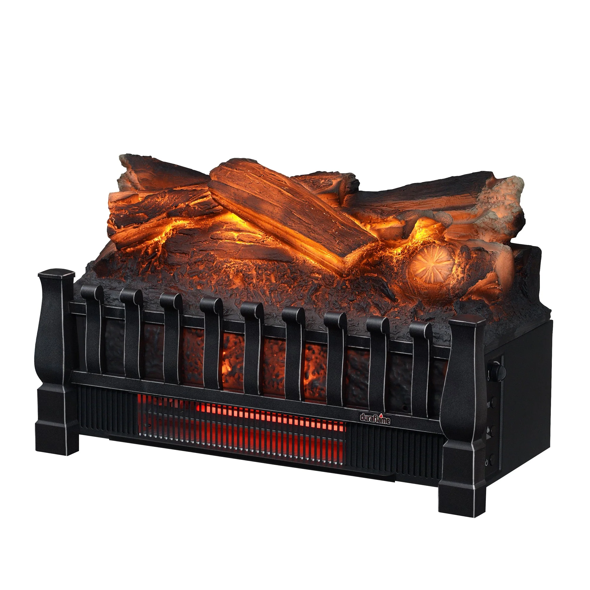 duraflame? Electric Infrared Log Set with Remote Control