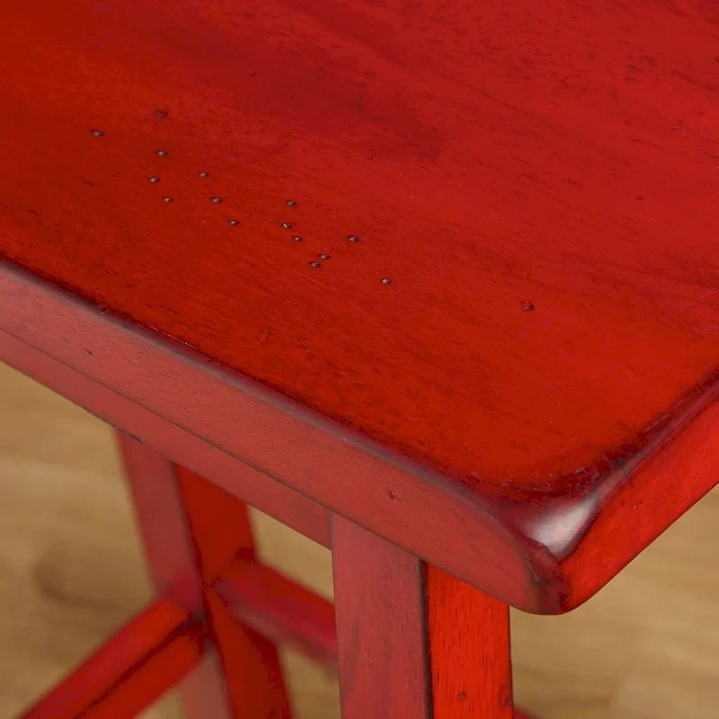 Simple Living Marney Rubberwood 24-inch Counter-height Bar Stools (Set of 2)