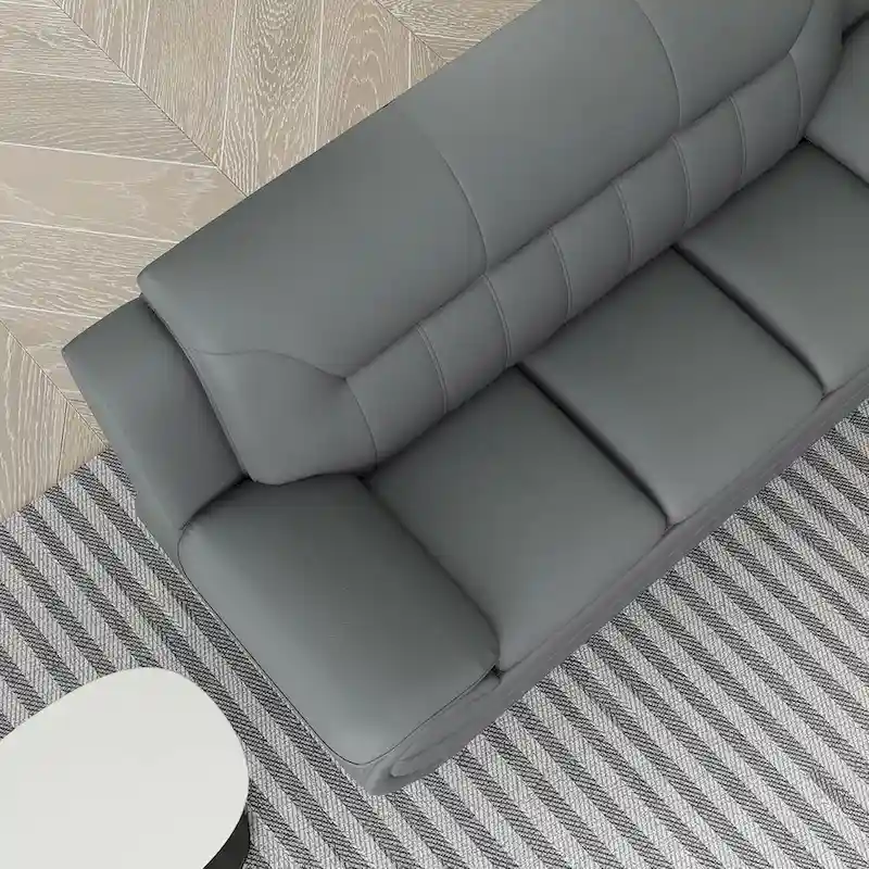 Sanuel 79.2 Faux Leather Pillow Top Arm Sofa