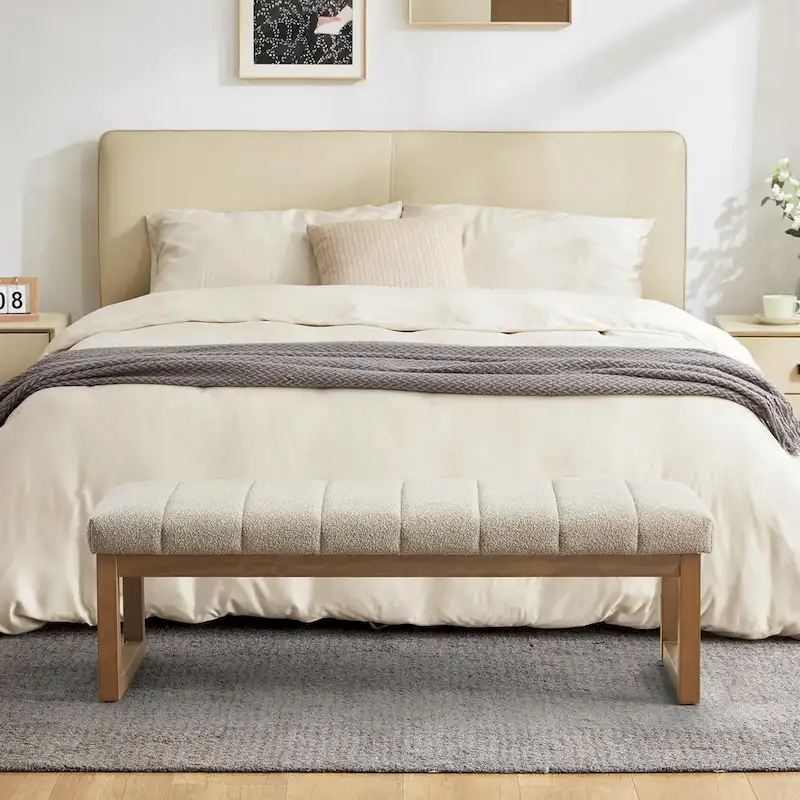 45  Entryway Upholstered Bench Shoe Rack Bench