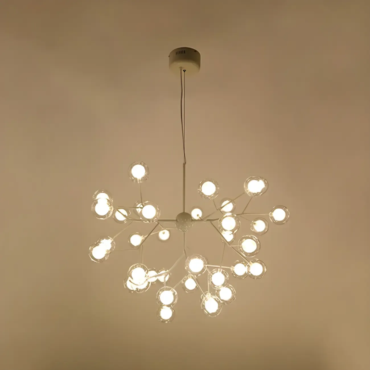 Adjustable Modern Globe Glass Sputnik Chandelier