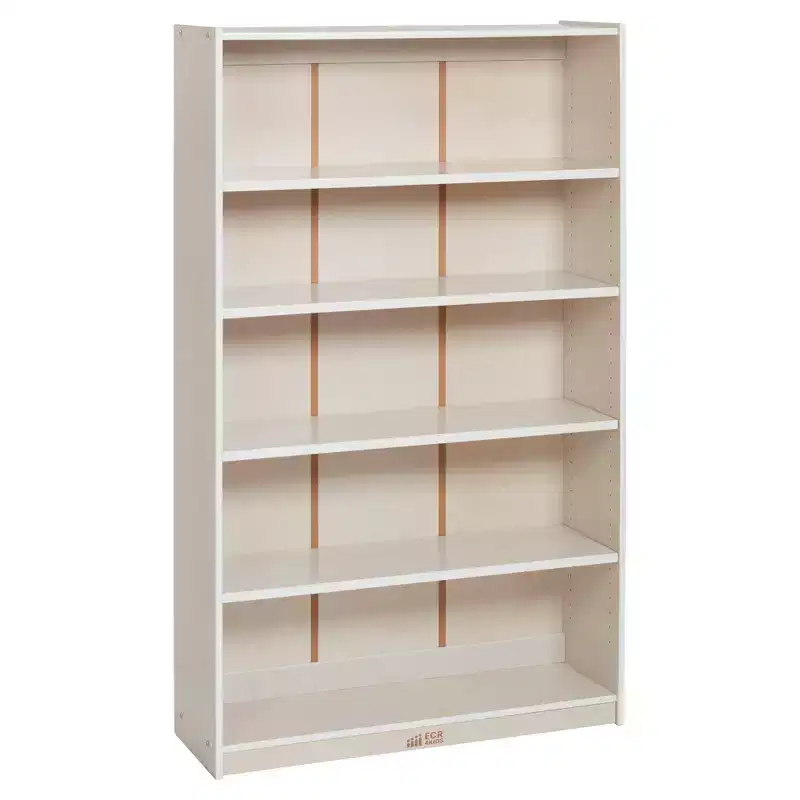 ECR4Kids Wooden Classic Bookcase with Adjustable Shelves, 60in, Classroom Bookshelf