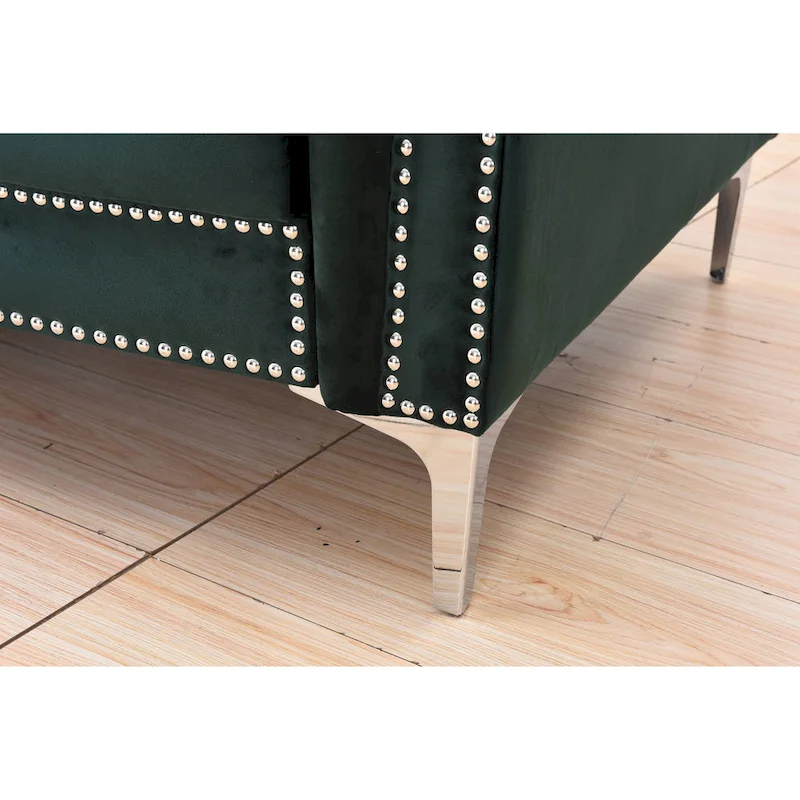 Legend Furniture Covertible Velvet Sofa Bed Sleeper