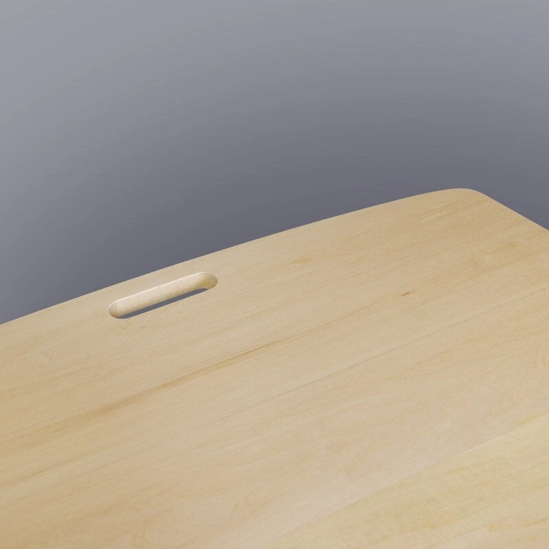 Copper Grove Goosefoot Folding TV Tray Table with Solid Hardwood