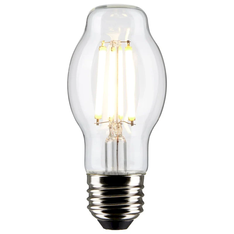 8 Watt BT15 LED - Clear - Medium base - 90 CRI - 2700K - 120 Volt