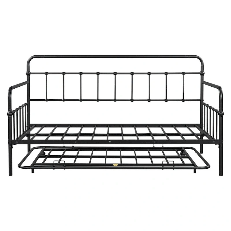Metal Frame Daybed with trundle