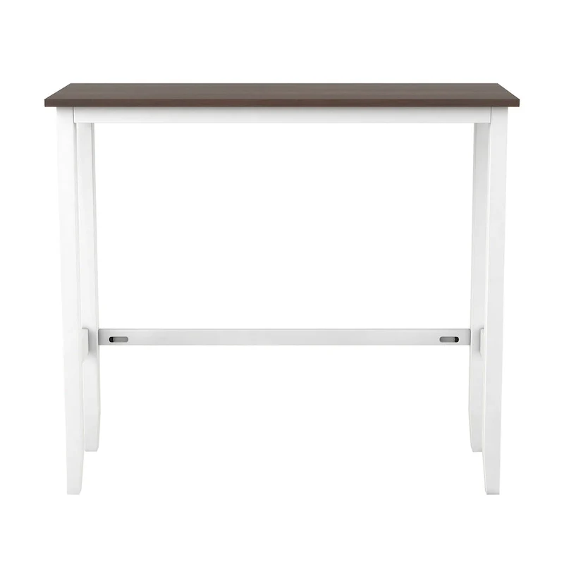 3PCS Rectangular Wood Bar Dining Set