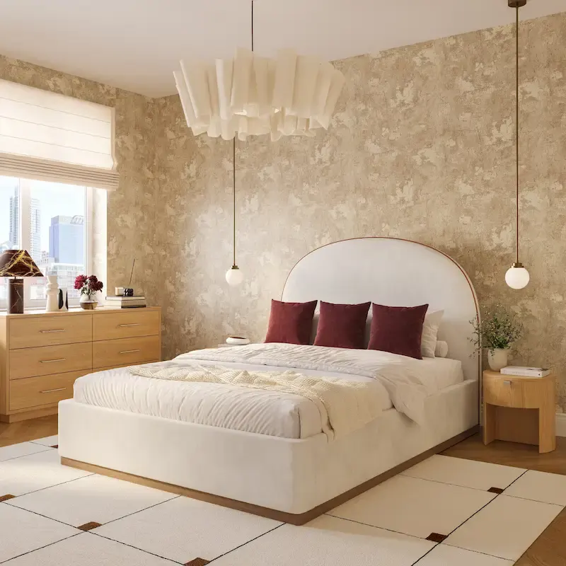 Marlow Velvet Upholstered King Bed