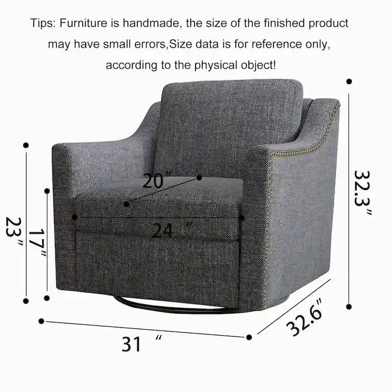 360 Degree Swivel Armchair