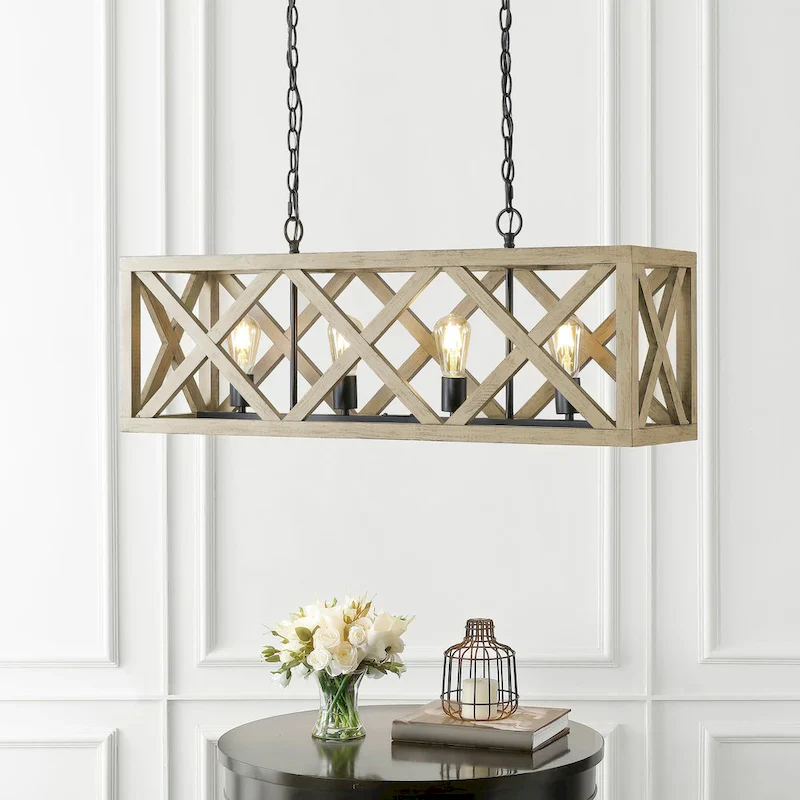 SAFAVIEH Sagan Pendant - 10 x36 x19.5-91.5  - 36 W x 10 D x 68 H