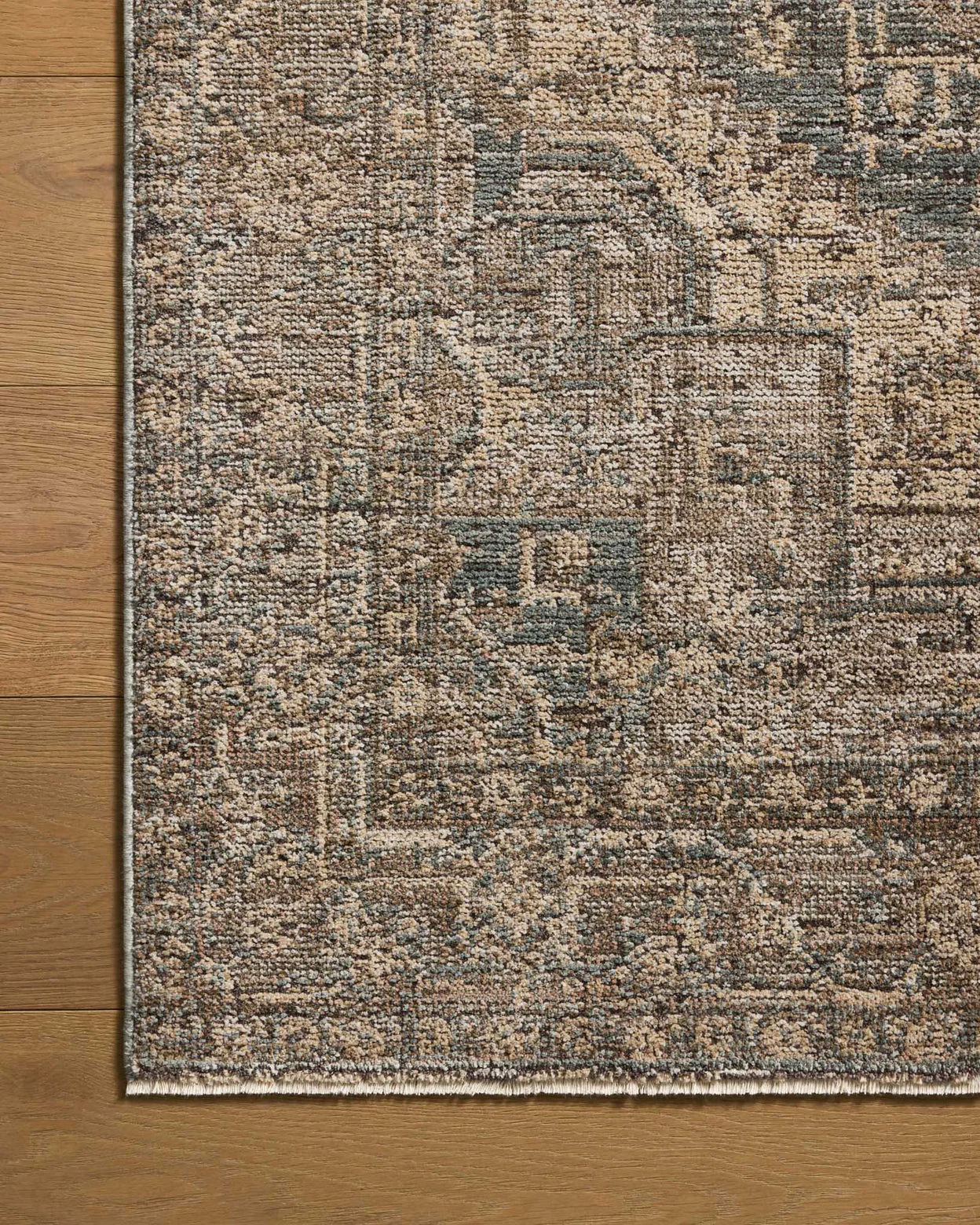Priscilla Blue / Bark Rug