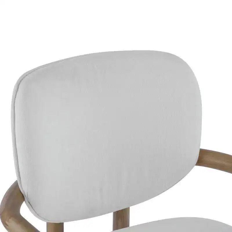 Christopher Knight Home Edge Modern Rubberwood Upholstered Dining Chairs (Set of 2)