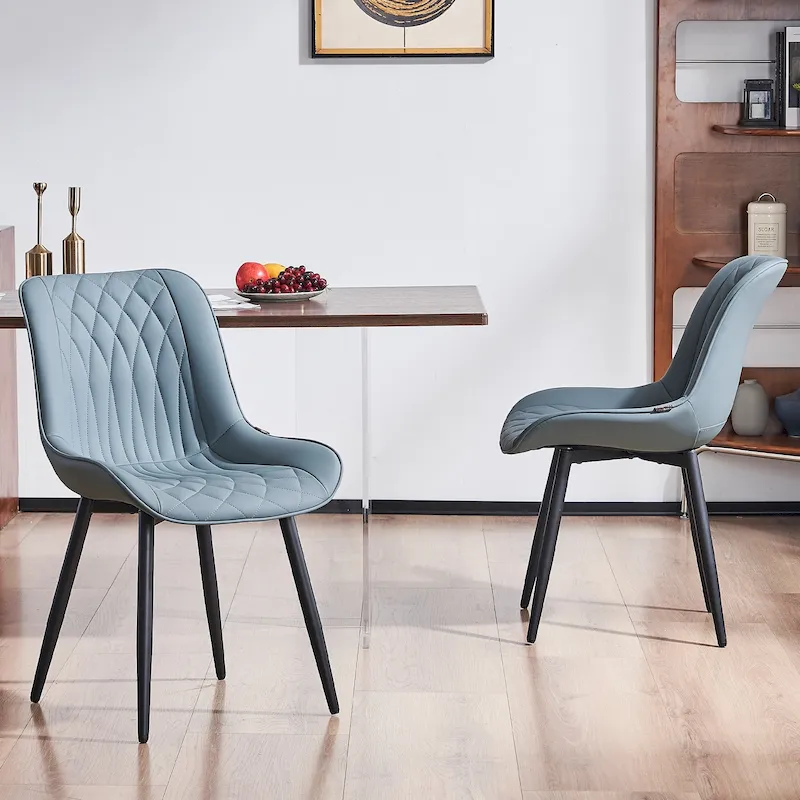Modern Dining Chairs Set of 2 Upholstered Dining Room Chairs